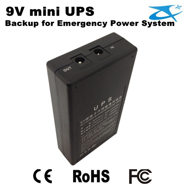 9V/1A portable mini ups